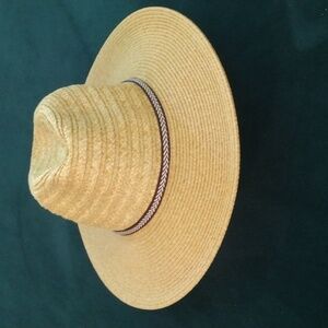 NWOT Paper Summer/Vacation Fedora Hat  M/L